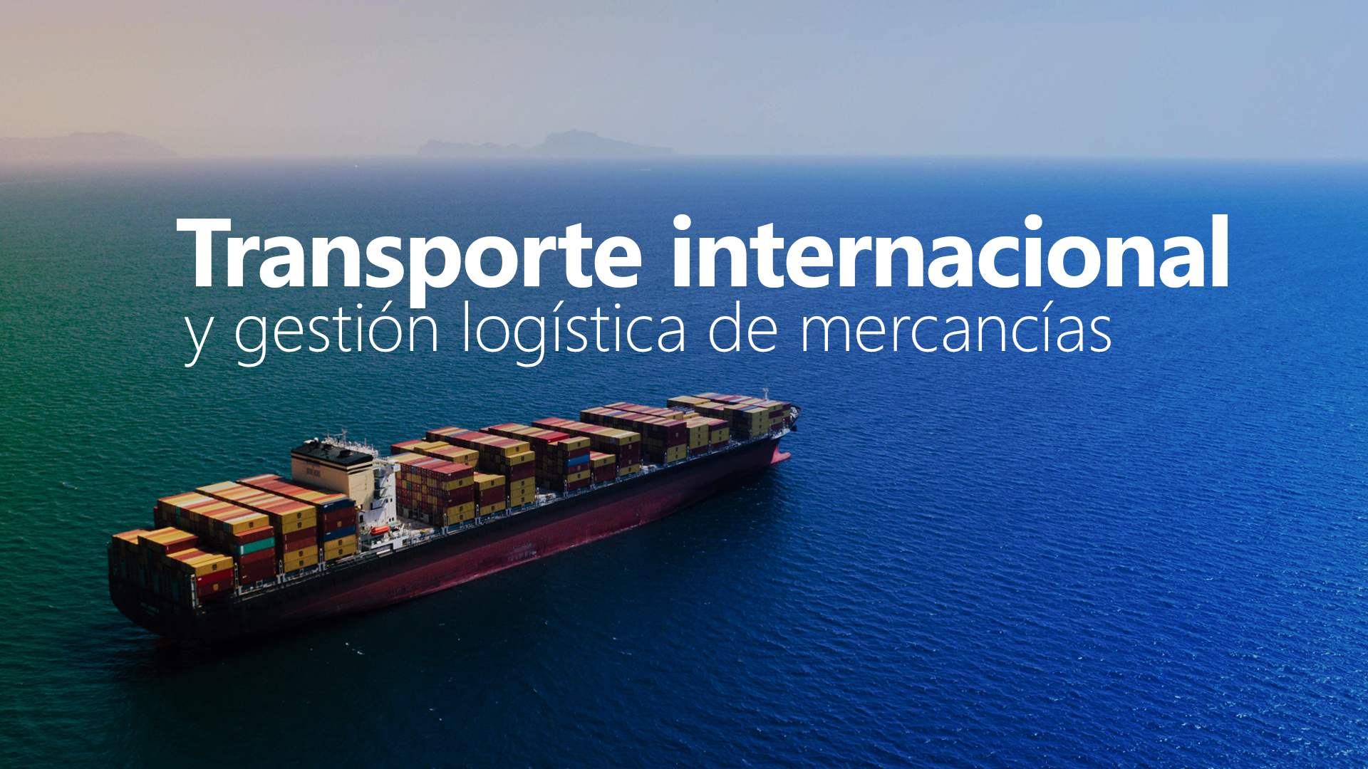 Curso de Transporte internacional y log&iacute;stica